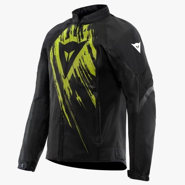Dainese Herosphere Air Tex Jacket Black/Fluo Yellow Tarmac : Delivery in 5 days